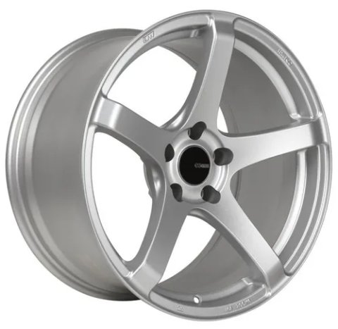 Enkei Kojin 18x8 40mm Offset 5x114.3 Bolt Pattern 72.6mm Bore Dia Matte Silver Wheel thumbnail 3