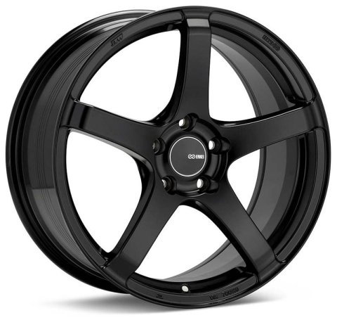 Enkei Kojin 18x8 45mm Offset 5x114.3 Bolt Pattern 72.6mm Bore Dia Matte Black Wheel thumbnail 2