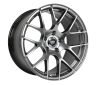 Enkei Raijin 19x9.5 35mm Offset 5x120 Bolt Pattern 72.6 Hub Bore Hyper Silver Wheel thumbnail 4