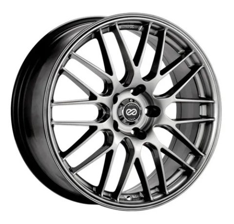 Enkei EKM3 18x7.5 5x100 45mm offset 72.6 Bore Diameter Hyper Silver Wheel thumbnail 4