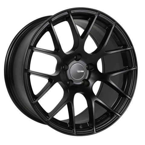 Enkei Raijin 19x8.5 50mm Offset 5x114.3 Bolt Pattern 72.6 Hub Bore Black Wheel thumbnail 2