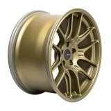 Enkei GTC02 18x10 5x112 32mm Offset 66.5mm Bore Titanium Gold Wheel thumbnail 2