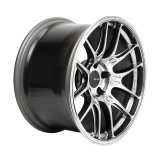 Enkei GTC02 18x10.5 5x114.3 15mm Offset 75mm Bore Hyper Silver Wheel thumbnail 1