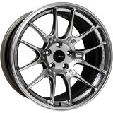 Enkei GTC02 18x10 5x114.3 25mm Offset 75mm Bore Hyper Silver Wheel thumbnail 1