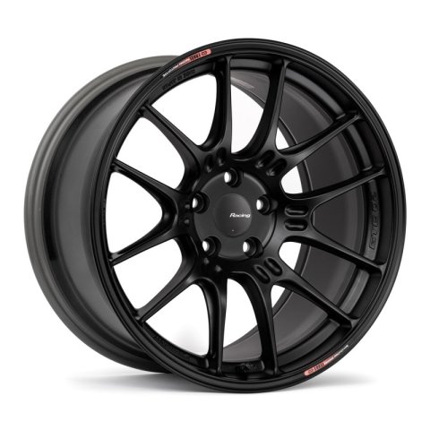 Enkei GTC02 18x8.5 5x100 35mm Offset 75mm Bore Matte Black Wheel thumbnail 1