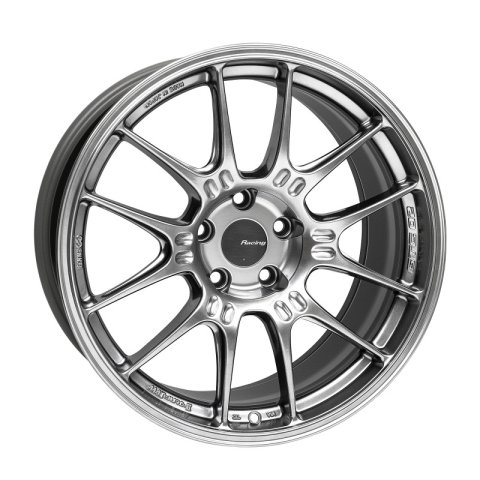 Enkei GTC02 18x9 5x112 25mm Offset 66.5mm Bore Hyper Silver Wheel thumbnail 2