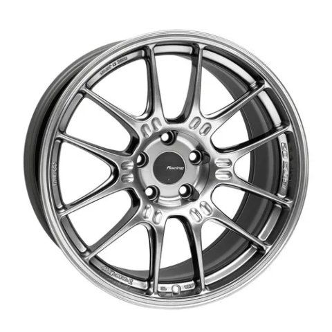 Enkei GTC02 18x9 5x112 25mm Offset 66.5mm Bore Hyper Silver Wheel thumbnail 3