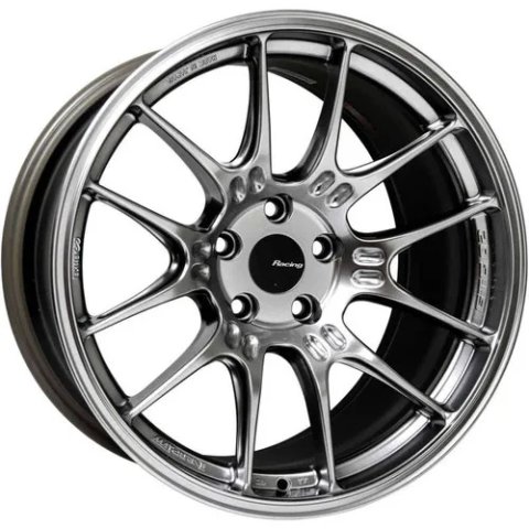 Enkei GTC02 18x9 5x114.3 30mm Offset 75mm Bore Hyper Silver Wheel thumbnail 2