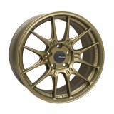 Enkei GTC02 18x9.5 5x120 45mm Offset 72.5mm Bore Titanium Gold Wheel thumbnail 1