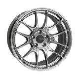 Enkei GTC02 18x9.5 5x114.3 15mm Offset 75mm Bore Hyper Silver Wheel thumbnail 1