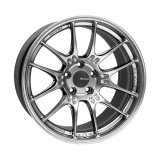 Enkei GTC02 18x9.5 5x114.3 15mm Offset 75mm Bore Hyper Silver Wheel thumbnail 3
