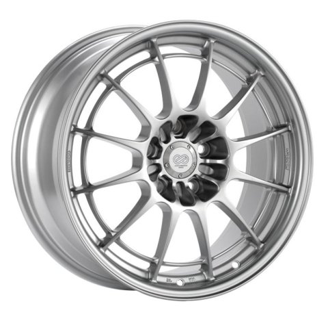 Enkei NT03+M 18x8.5 5x114.3 38mm Offset 72.6mm Bore Silver Wheel G35/350z thumbnail 2