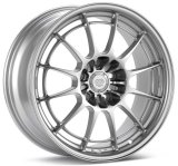 Enkei NT03+M 18x9.5 5x114.3 40mm Offset 72.6mm Bore Silver Wheel G35/350z thumbnail 1