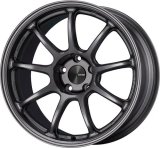 Enkei PF09 18x8.5 5x100 45mm Offset 75mm Bore Dark Silver Wheel thumbnail 2