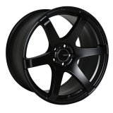 Enkei T6S 18x8 45mm Offset 5x114.3 Bolt Pattern 72.6 Bore Matte Black Wheel thumbnail 1