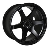 Enkei T6S 18x8 45mm Offset 5x114.3 Bolt Pattern 72.6 Bore Matte Black Wheel thumbnail 3
