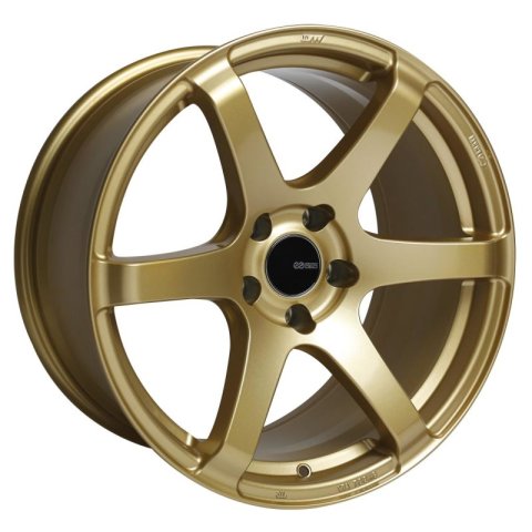 Enkei T6S 17x8 45mm Offset 5x100 Bolt Pattern 72.6 Bore Gold Wheel thumbnail 1