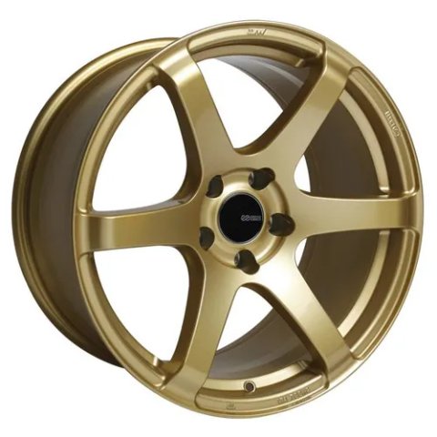 Enkei T6S 17x8 45mm Offset 5x100 Bolt Pattern 72.6 Bore Gold Wheel thumbnail 3