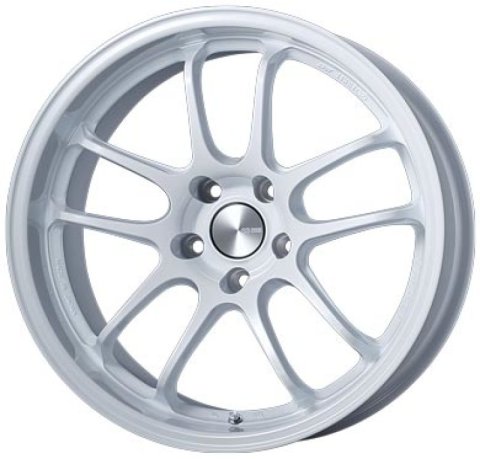 Enkei PF01EVO 18x9.5 45mm Offset 5x112 75mm Bore Pearl White Wheel Special Order / No Cancel thumbnail 1