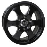 Enkei M6 Universal Truck & SUV 20x9 30mm Offset 6x135 Bolt Pattern 87mm Bore Black Wheel thumbnail 1