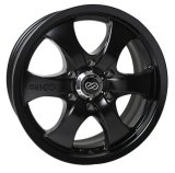 Enkei M6 Universal Truck & SUV 20x9 30mm Offset 6x135 Bolt Pattern 87mm Bore Black Wheel thumbnail 2