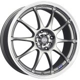 Enkei J10 18x7.5 5x100/114 38mm Offset 72.6mm Bore Dia Silver w/ Machined Lip Wheel thumbnail 1