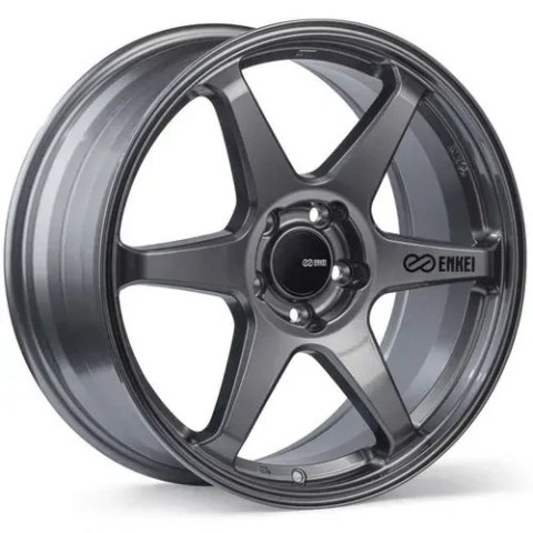 Enkei T6R 18x8 40mm Offset 5x114.3 Bolt Pattern 72.6 Bore Gloss Gunmetal Wheel thumbnail 4