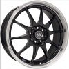 Enkei J10 18x7.5 5x100/114.3 38mm Offset 72.6mm Bore Dia Black w/ Machined Lip Wheel thumbnail 3