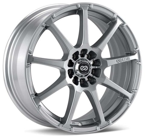 Enkei EDR9 16x7 4x100/114.3 45mm Offset 72.6 Bore Diameter Silver Wheel