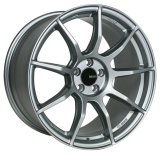 Enkei TS9 18x9.5 5x100 45mm Offset 72.6mm Bore Platinum Grey thumbnail 1