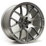 Enkei Raijin 18x8 42mm Offset 5x120 Bolt Pattern 72.6 Bore Diameter Gunmetal Wheel thumbnail 2