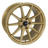 Enkei TS10 18x8 45mm Offset 5x100 Bolt Pattern 72.6mm Bore Dia Gold Wheel thumbnail 1