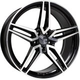 Enkei Victory 20x8.5 5x114.3 40mm Offset 72.6mm Bore Black Machined Wheel thumbnail 1