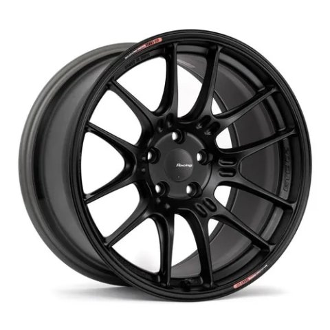 Enkei GTC02 17x8 4x100 42mm Offset 66.5mm Bore Matte Black Wheel thumbnail 2
