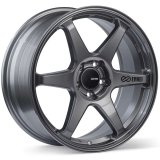 Enkei T6R 17x9 40mm Offset 5x114.3 Bolt Pattern 72.6 Bore Gloss Gunmetal Wheel thumbnail 1