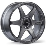 Enkei T6R 17x9 45mm Offset 5x100 Bolt Pattern 72.6 Bore Gloss Gunmetal Wheel thumbnail 2