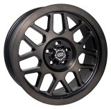 Enkei Matrix 17x8 5x100 30mm Offset 71.6mm Bore Brushed Black Wheel thumbnail 1
