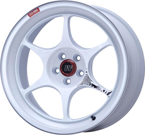 Enkei PF06 18x9.5 5x100 40mm Offset 75mm Bore White Machined *MOQ 40 thumbnail 1