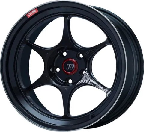 Enkei PF06 18x8in 5x114.3 BP 45mm Offset 75mm Bore Black Machined Wheel thumbnail 2