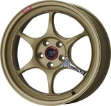 Enkei PF06 18x9.5in 5x114.3 BP 20mm Offset 75mm Bore Gold Wheel thumbnail 1