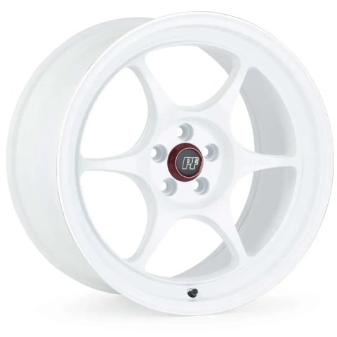 Enkei PF06 17x9 5x114.3 45mm Offset 75mm Bore White Machined thumbnail 2