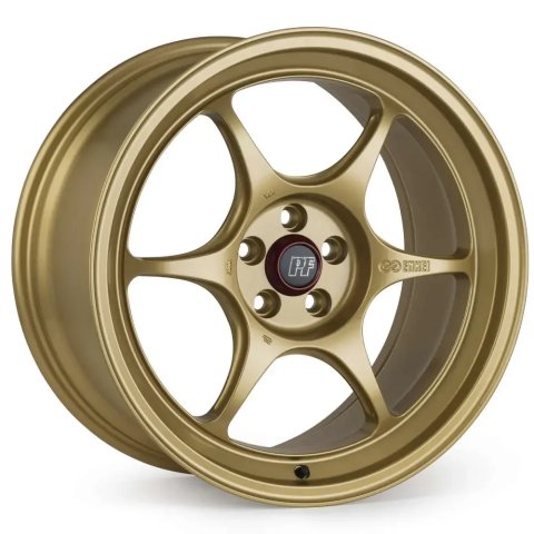 Enkei PF06 17x8.5 5x100 30 Offset 75mm Bore Gold Wheel thumbnail 2