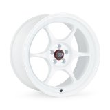 Enkei PF06 17x9 5x114.3 35mm Offset 75mm Bore White Machined thumbnail 1