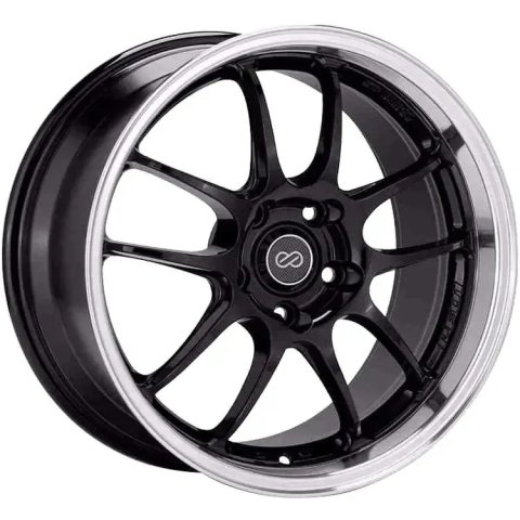 Enkei PF01 17x9 5x114.3 35mm Offset 75mm Hub Bore - Black Mach thumbnail 4