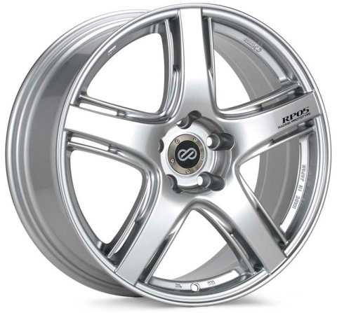 Enkei RP05 19x9.5 5x114.3 40mm Offset 75mm Bore Silver Paint Wheel**SPECIAL ORDER NO CANCELLATIONS** thumbnail 1