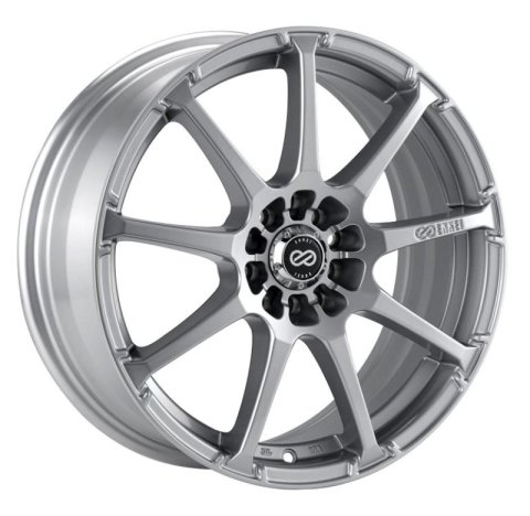 Enkei EDR9 16x7 4x100/114.3 38mm offset 72.6 Bore Diameter Silver Wheel