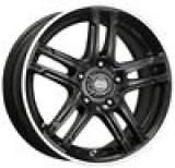 Enkei FD-05 18x7.5 5x100 53mm Offset 72.6 Bore Dia Black Machined Wheel thumbnail 2