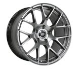 Enkei Raijin 19x8 42mm Inset 5x120 Bolt Pattern 72.6 Hub Bore Hyper Silver Wheel thumbnail 2