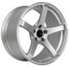 Enkei Kojin 18x8 45mm Offset 5x112 Bolt Pattern 72.6mm Bore Dia Matte Silver Wheel thumbnail 3