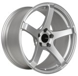 Enkei Kojin 18x8 40mm Offset 5x100 Bolt Pattern 72.6mm Bore Dia Matte Silver Wheel thumbnail 2
